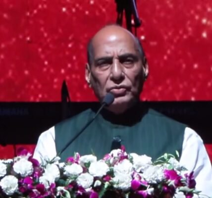 Defence Minister Rajnath Singh addressed the Shaurya event, organized in New Delhi