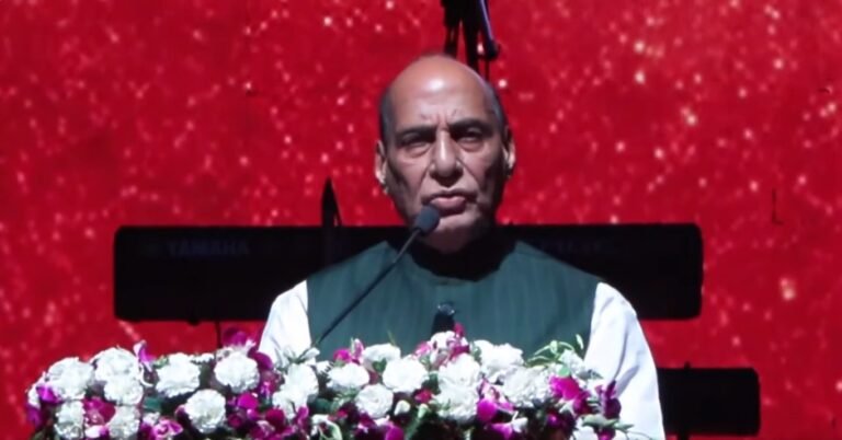 Defence Minister Rajnath Singh addressed the Shaurya event, organized in New Delhi