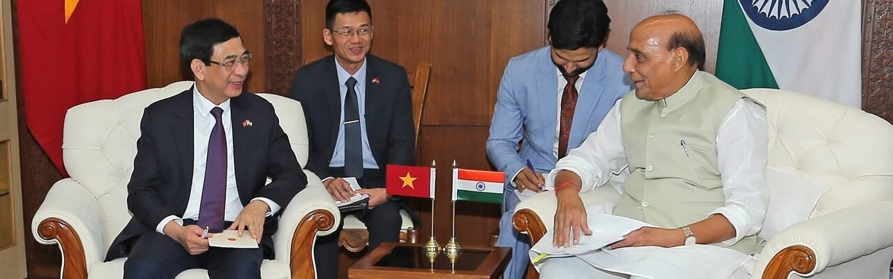 Defence Minister Rajnath Singh held a bilateral meeting with Vietnam Deputy Prime Minister and Defence Minister, General Phan Van Giang, in New Delhi.