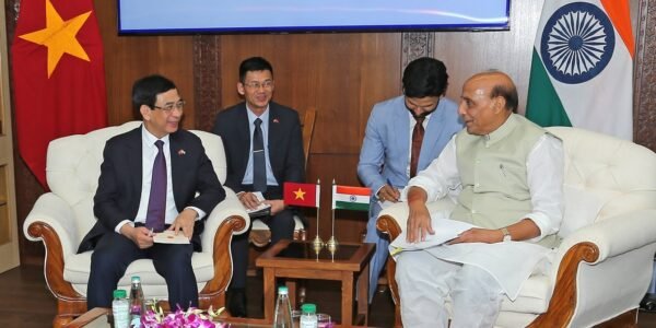 Defence Minister Rajnath Singh held a bilateral meeting with Vietnam Deputy Prime Minister and Defence Minister, General Phan Van Giang, in New Delhi.