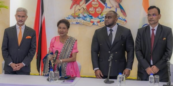 EAM Dr. Jaishankar met with the Prime Minister of Trinidad and Tobago to strengthen bilateral cooperation.