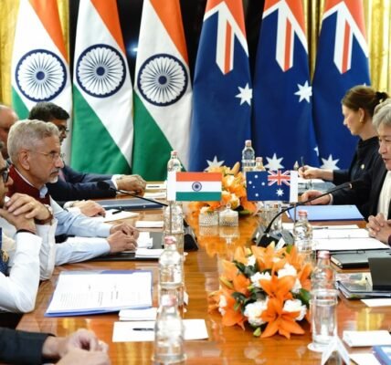 EAM S. Jaishankar noted the new momentum in the India-Australia Comprehensive Strategic Partnership.