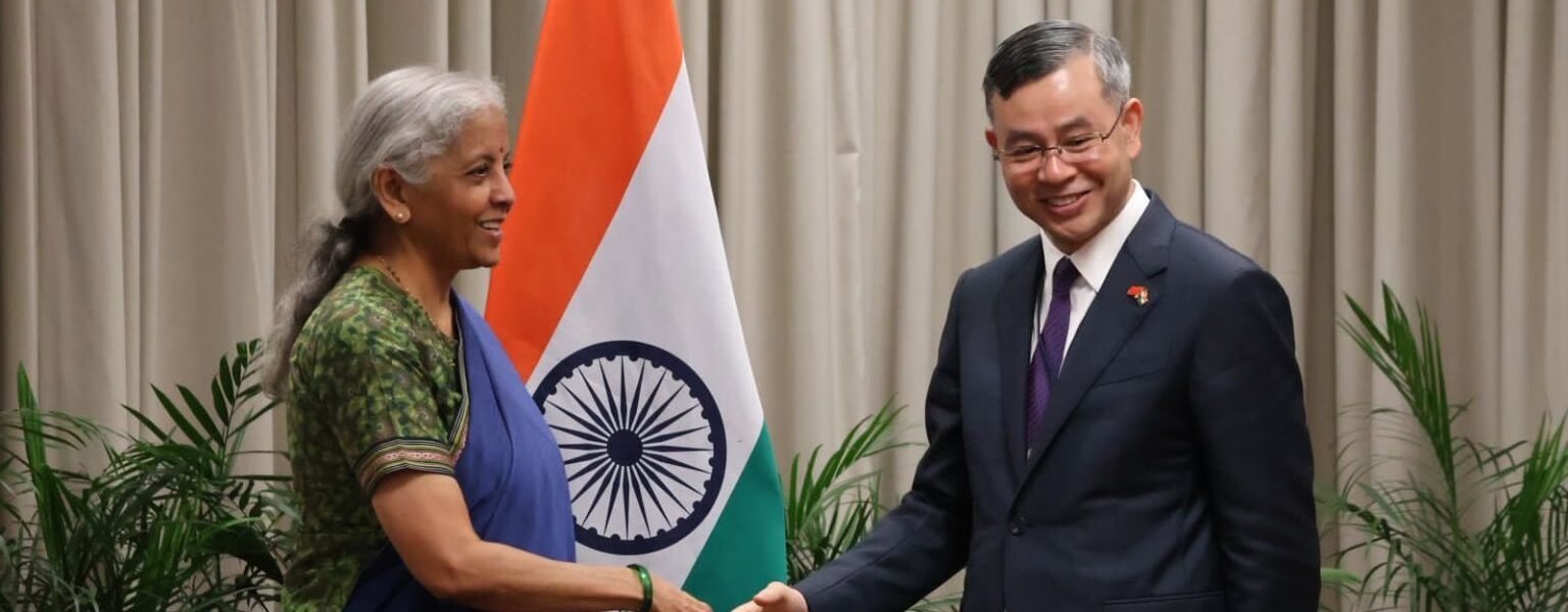 Finance Minister Nirmala Sitharaman met with Vietnam Finance Minister Ngo Van Tuan in New Delhi today.