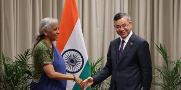 Finance Minister Nirmala Sitharaman met with Vietnam Finance Minister Ngo Van Tuan in New Delhi today.