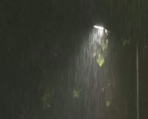 Heavy rain, thunderstorms