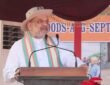 Home Minister Amit Shah addressed the ceremony for the presentation of the President Colours to the NDRF in Ghaziabad as the Chief Guest.