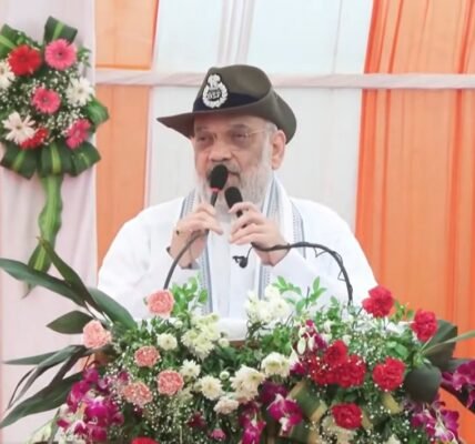Home Minister Amit Shah interacted with troops