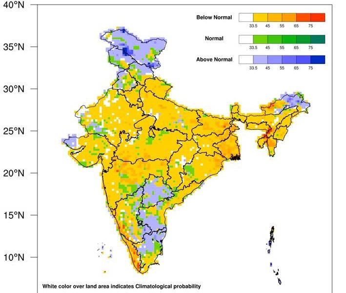 IMD forecasts below-normal rainfall across the country in June, with a possibility of heatwaves in several states.