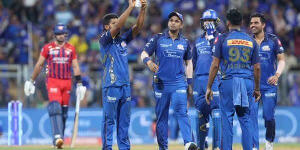 In IPL cricket, Mumbai Indians defeated Lucknow Super Giants by six wickets.
