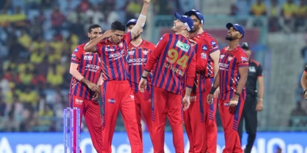 In IPL cricket, the Lucknow Super Giants defeated the Chennai Super Kings by seven wickets.