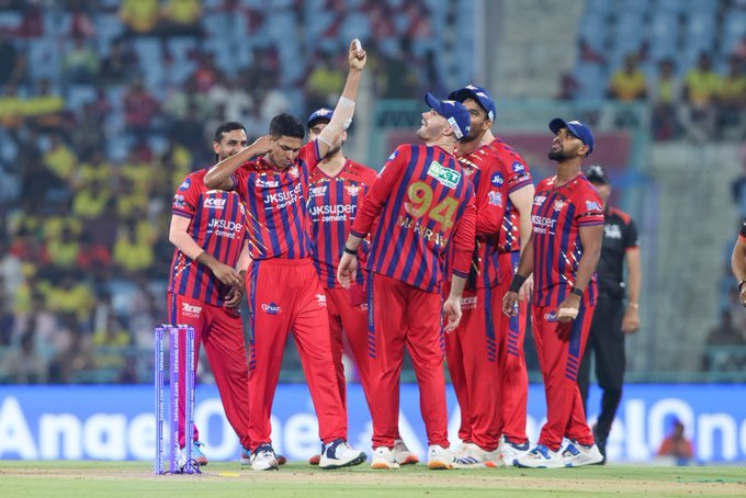 In IPL cricket, the Lucknow Super Giants defeated the Chennai Super Kings by seven wickets.
