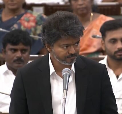 In Tamil Nadu, the TVK government led by C. Joseph Vijay secured a vote of confidence in the Legislative Assembly.