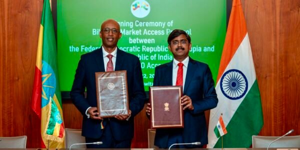 India and Ethiopia signed a bilateral accession protocol in Geneva for Ethiopia membership in the WTO.
