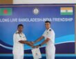 Indian Navy INS Sunayna departed from Chattogram following a successful port call with the Bangladesh Navy (BN)