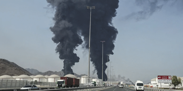 Iranian drone attack in the UAE