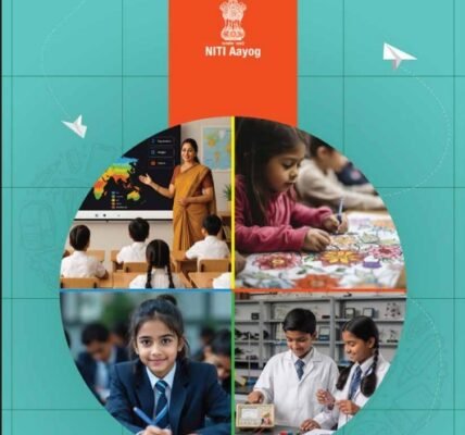 NITI Aayog released a report titled School Education System in India