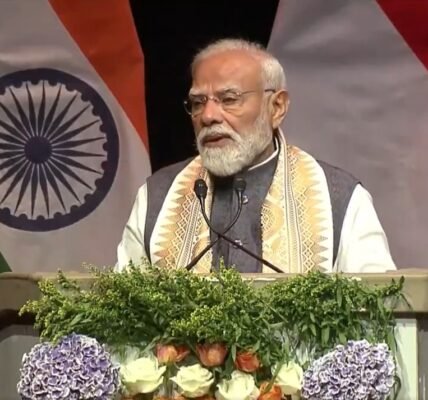 PM Modi addressed the Indian diaspora living in the Netherlands.
