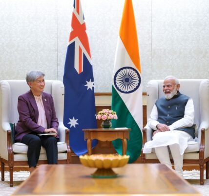 PM Modi expressed happiness over his meeting with Australia Foreign Minister, Senator Penny Wong