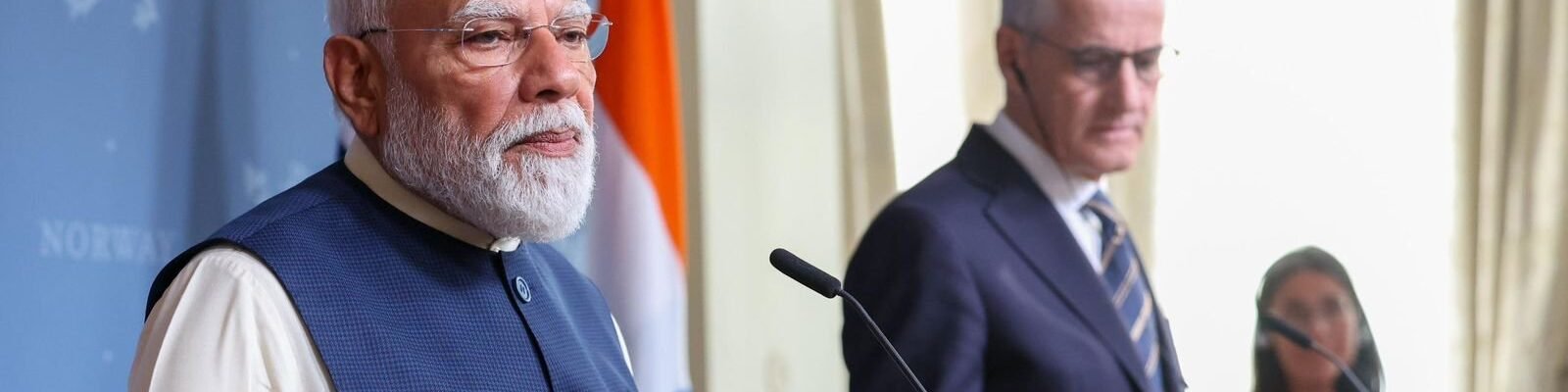 PM Modi held bilateral talks with Norwegian Prime Minister Jonas Gahr Støre in Oslo.
