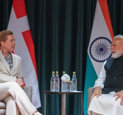 PM Modi met with Denmark Acting Prime Minister, Mette Frederiksen, during the 3rd India-Nordic Summit.