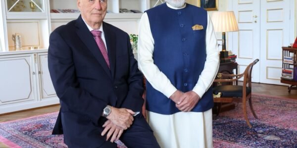 PM Modi met with King Harald V of Norway today at the Royal Palace in Oslo.