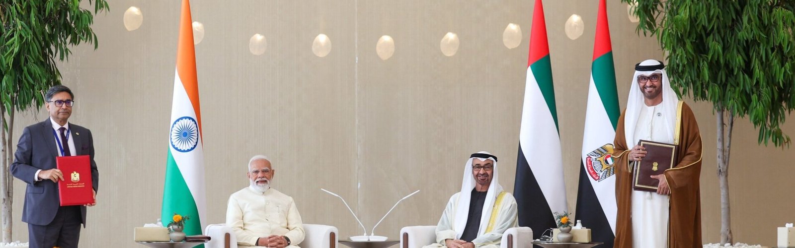 PM Narendra Modi paid an official visit to the United Arab Emirates today.