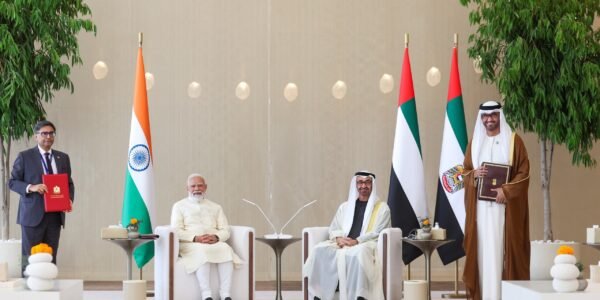 PM Narendra Modi paid an official visit to the United Arab Emirates today.