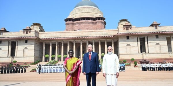 President Droupadi Murmu and Prime Minister Modi accorded a ceremonial welcome to Vietnamese President To Lam.
