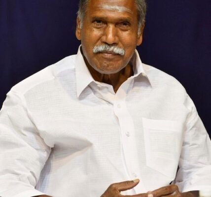 President Droupadi Murmu appointed N. Rangasamy as the Chief Minister of Puducherry.
