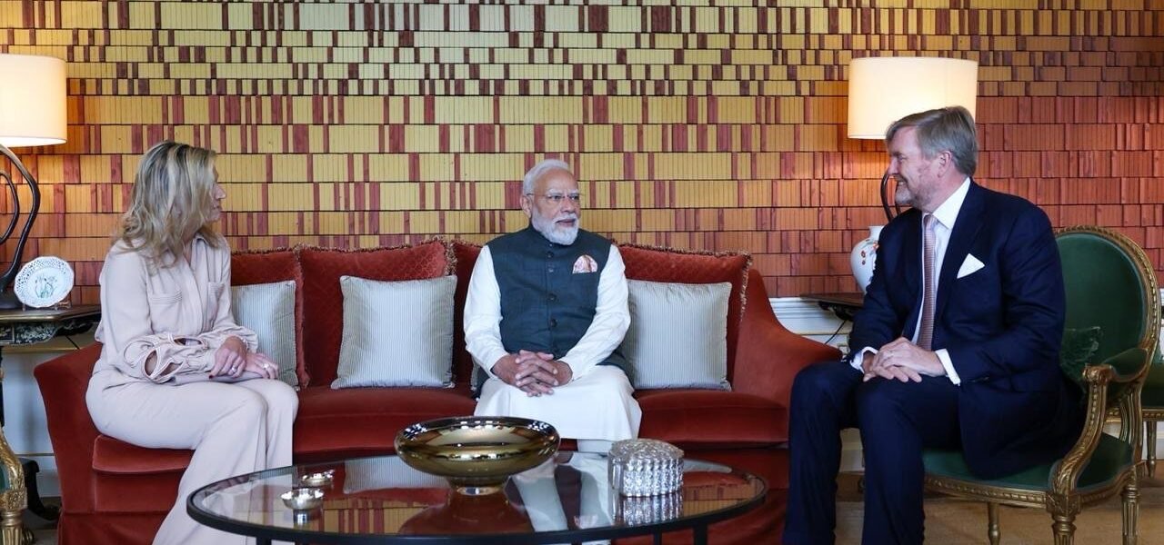 Prime Minister Modi met with King Willem-Alexander and Queen Máxima of the Netherlands.