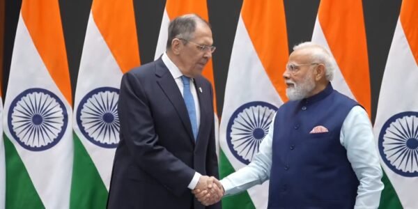 Russian Federation Foreign Minister Sergey Lavrov met with PM Narendra Modi today.
