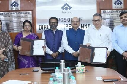 SAIL signed a MoU with MDI, Gurgaon, for an Executive Education Program.