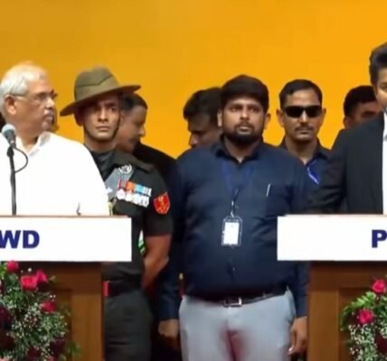 TVK Chief C. Joseph Vijay took the oath as the Chief Minister of Tamil Nadu.