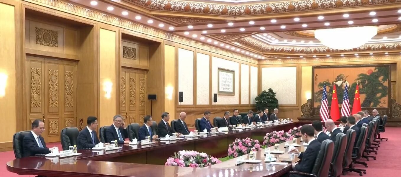 US President Donald Trump held a bilateral meeting with Chinese President Xi Jinping.