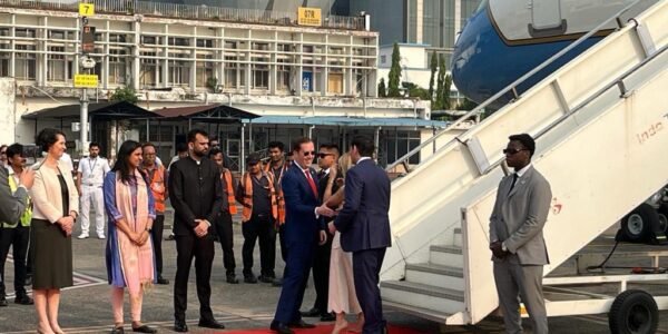 US Secretary of State Marco Rubio arrived in Kolkata on a four-day visit to India