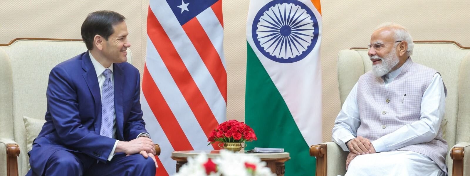 US Secretary of State Marco Rubio met with Prime Minister Narendra Modi today.
