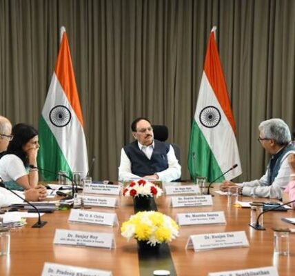 Union Health Minister J.P. Nadda reviewed preparedness for the disease in light of the rising cases of Ebola in Africa.