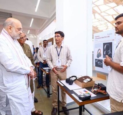Union Home Minister Amit Shah inaugurated the Innovation & Incubation Centre at the National Institute of Design (NID) in Ahmedabad.