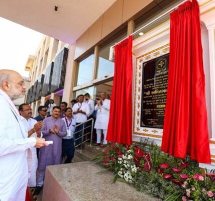 Union Home Minister Amit Shah inaugurated the state-of-the-art automated milk processing and packaging plant of Madhur Dairy Unit-2 at Dashela, Gandhinagar.