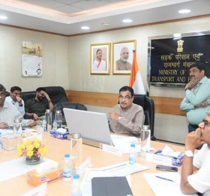 Union Minister Nitin Gadkari reviewed the progress and maintenance of National Highway projects in Punjab, Delhi, and Haryana.