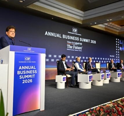 Union Minister of Commerce and Industry Piyush Goyal addressed the annual summit of CII in New Delhi today.