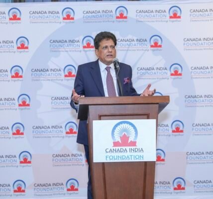Union Minister of Commerce and Industry Piyush Goyal held interactions with regional chambers to strengthen India-Canada trade cooperation and investment partnership.