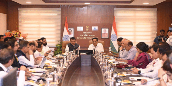 Union Minister of Jal Shakti C.R. Patil reviewed the drinking water and water resources sectors in Maharashtra.
