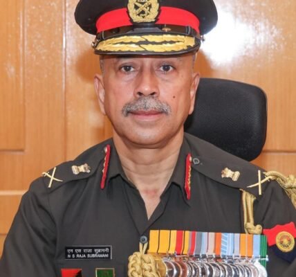 government has appointed Lieutenant General NS Raja Subramani as the Chief of Defence Staff