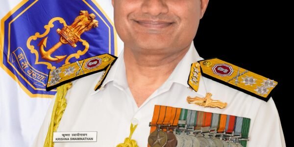 government has appointed Vice Admiral Krishna Swaminathan as the Navy Chief