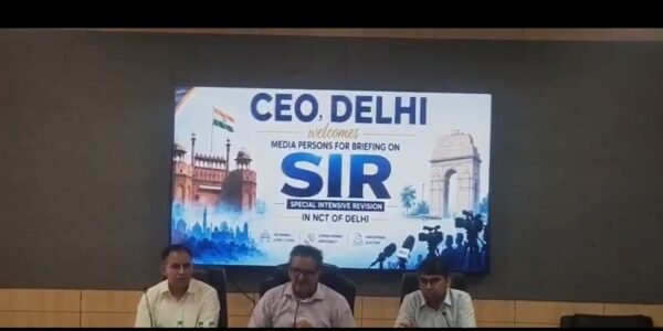 process for the Special Intensive Revision (SIR) of the voter list in Delhi will begin on June 20