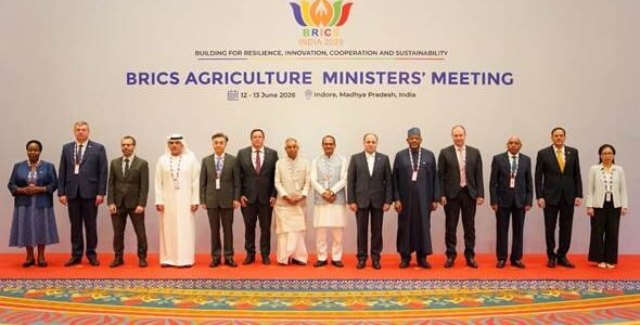 A two-day conference of agriculture ministers from BRICS nations began in Indore today.