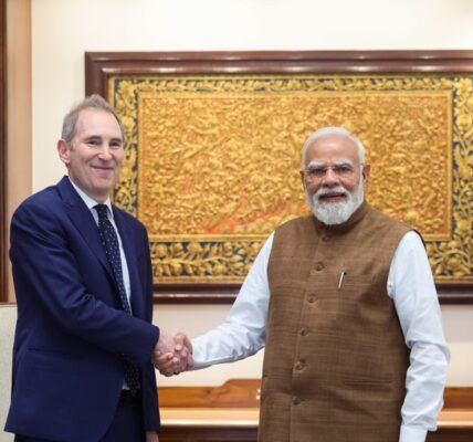 Amazon CEO Andy Jassy met PM Narendra Modi in New Delhi today.