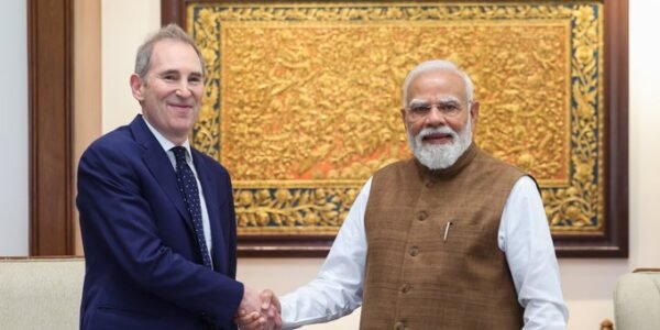 Amazon CEO Andy Jassy met PM Narendra Modi in New Delhi today.