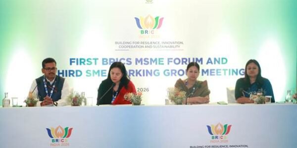 BRICS nations called for strong cooperation, sustainability, and global integration among MSMEs at the inauguration of the BRICS MSME Forum 2026.